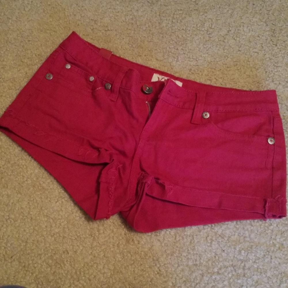 Red shorts